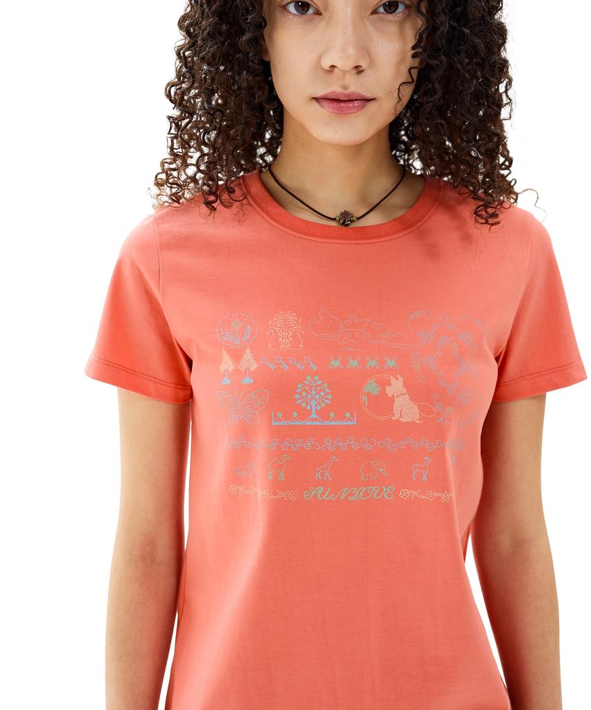 Sseonleobeutueo W Nature Sampler Tee Orange