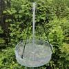 Detachable Bird Feeder Debris Collector Heavy Duty Fiberglass Mesh Simple Hanging Feeder Platform Food Catcher Tray