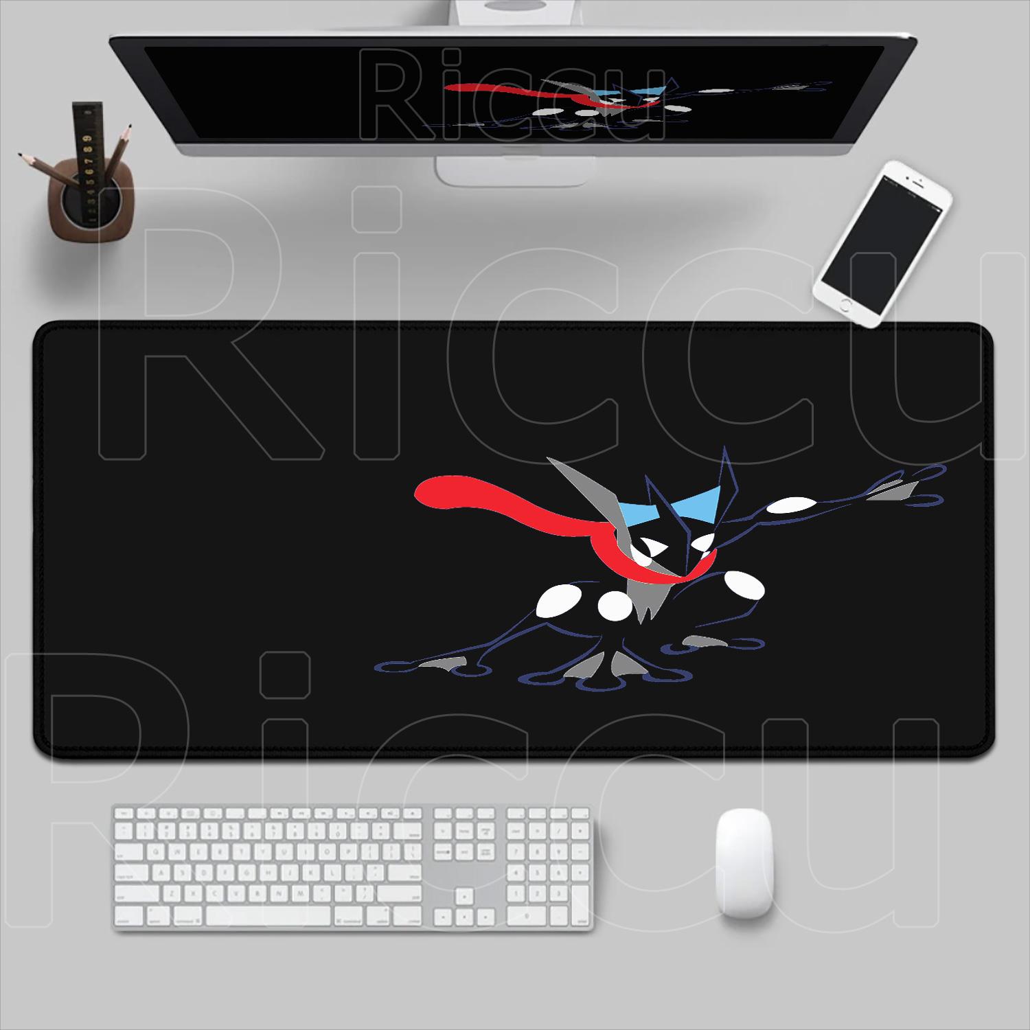 New Wallpaper PPokemon Greninja Mousepad Nonslip Rubber Mouse Mat Large Anime Desk Mat Gaming Accessories x Keyboard Pad 300x800x2MM