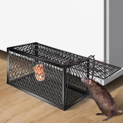 Slimme Zelfsluitende Muizenval Veilig Stevig IJzernet Huishoudelijke Muizenvanger Metaal Herbruikbaar Humane Binnen Buiten Rattenval Rattenkooi