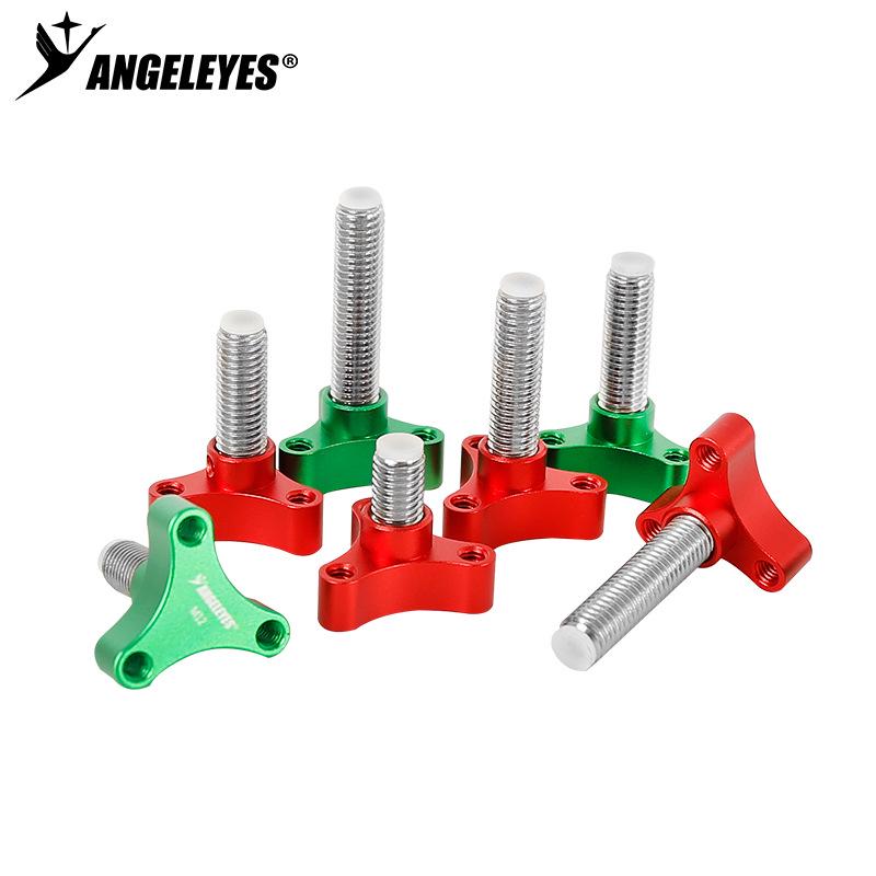 M12 Rubber Head Hand-Tightening Screw with 1/4" Extension for Astronomical Photography - Multiple Lengths Available