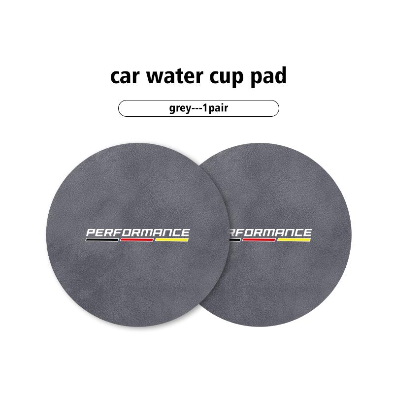 Car Water Cup Mat Coaster Non-Slip Pad Interior Accessories For BMW E91 E92 E60 F10 F30 E39 E36 E87 X1 X3 X5 E70 E46 E90