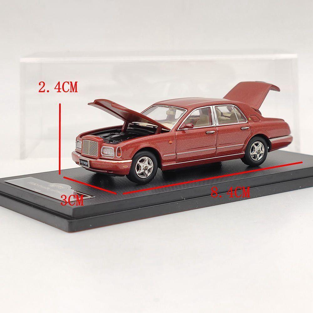 1/64 Skala Bentley Arnage 1998 Rød Støpt Metall Bilmodell Begrenset Samling