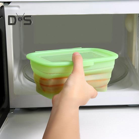 1L Faltbare Lebensmittel Lagerung Fall Einfach Öffnen Bequem Obst Gemüse Lebensmittel Organizer