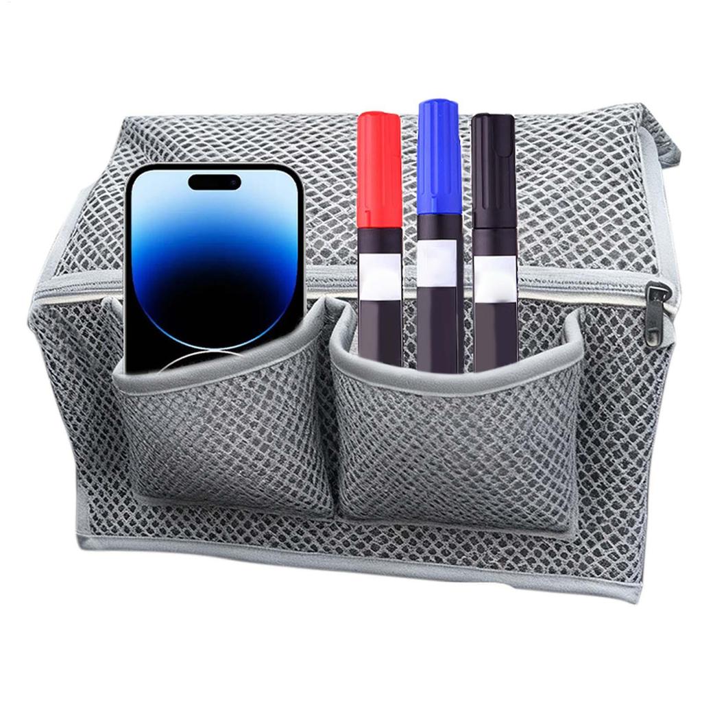 Organisateur de voiture derrière le siège Respirant Poche intérieure automobile Organisateur de siège arrière Maille Pour téléphone Stylo Bouteilles d'eau Collations