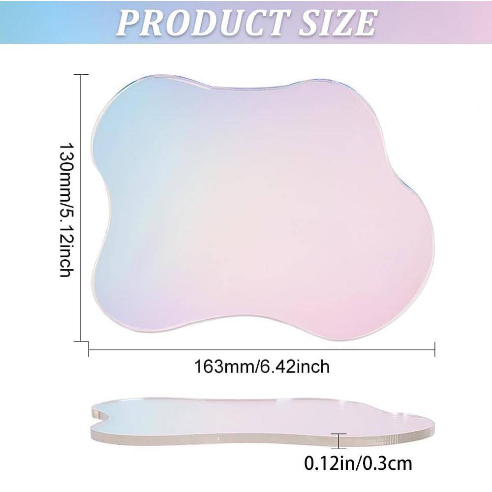 Acrylic Cloud Coasters Heat Insulation Pad Dining Table Mat Coaster Kitchen Accessories Coasters Table Mat Desktop Display Props