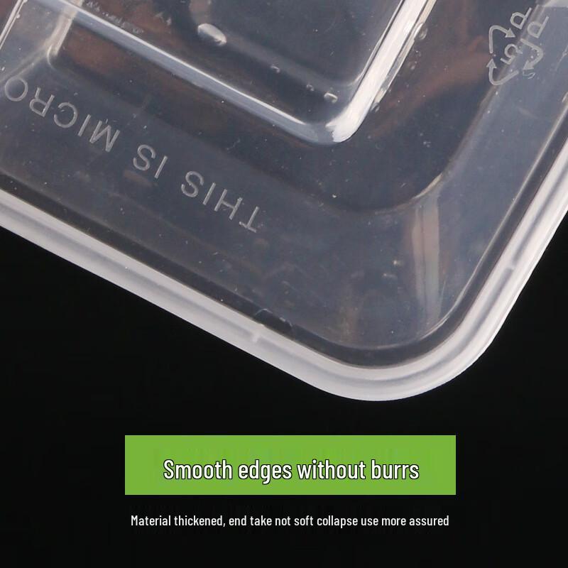 Yuanzhenghe Disposable Lidded Meal Prep Boxes