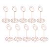 10pcs Table Number Holder Round Base Electroplating Process Elegant Cute Shape Home Ornaments for Weddings