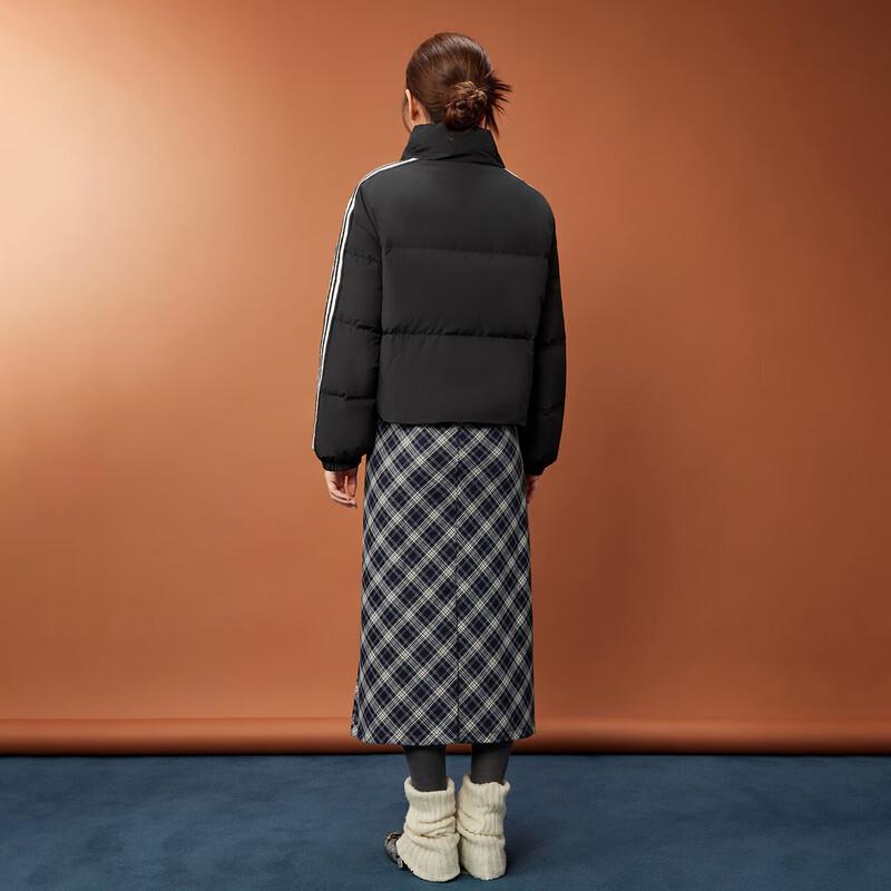 IEF 2025 Winter Koreanischer Stil Weiße Entendaunen Kurze Pufferjacke