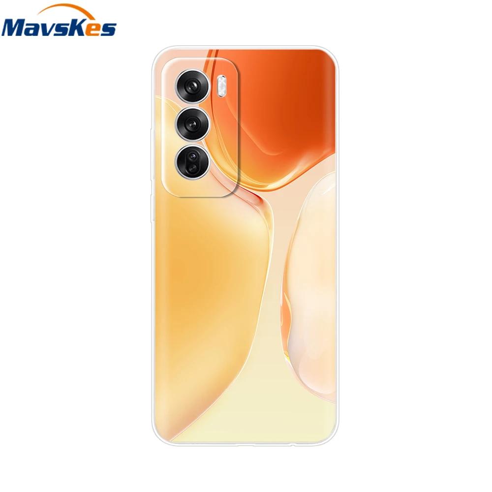 OPPO Reno 12 Pro 5G Case Fashion Flower Silicone Phone Case For OPPO Reno 12 Cover Reno12 Pro Bumper 2024 Soft Black TPU Fundas