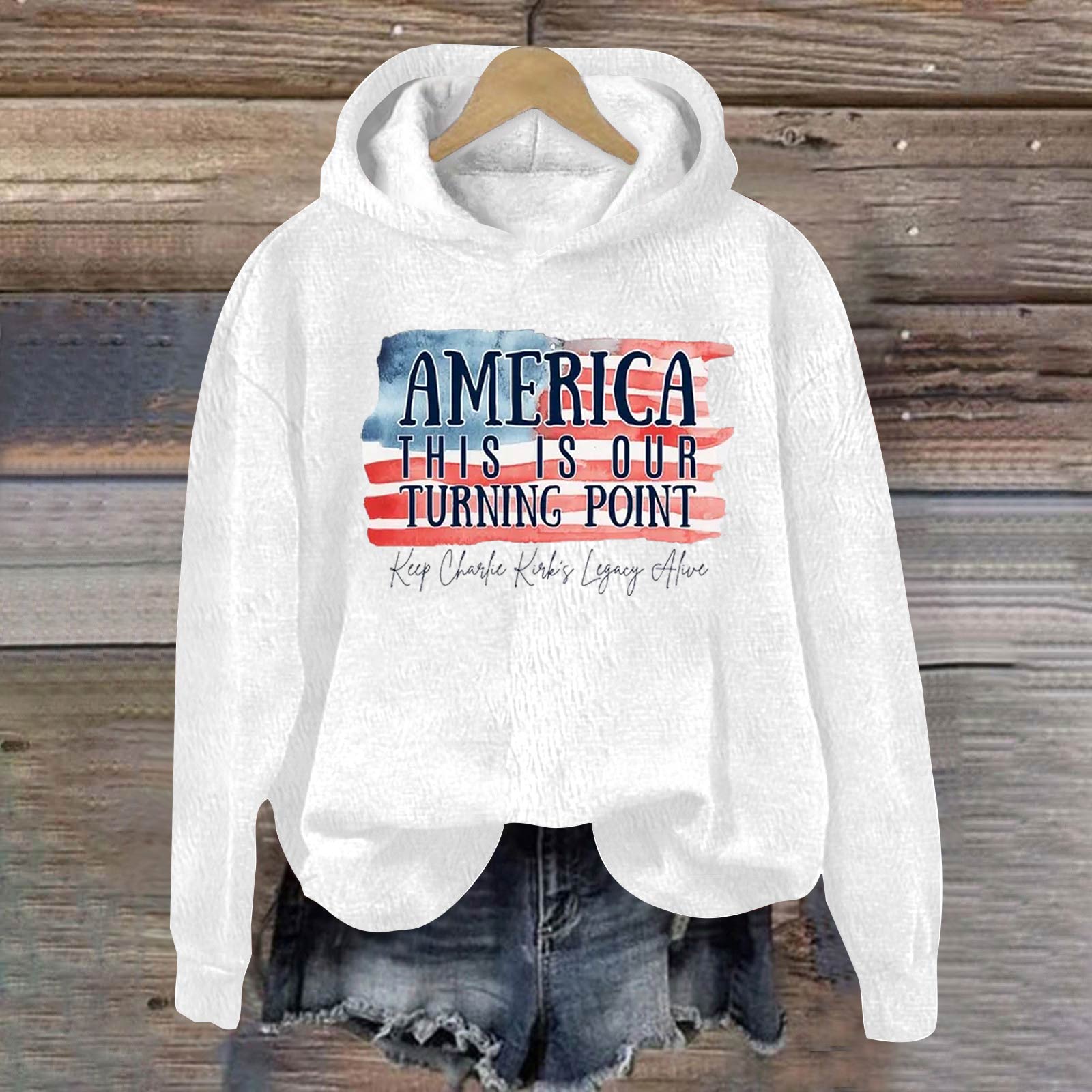 

Женская модная повседневная толстовка с длинным рукавом, принтом и круглым вырезом XXL