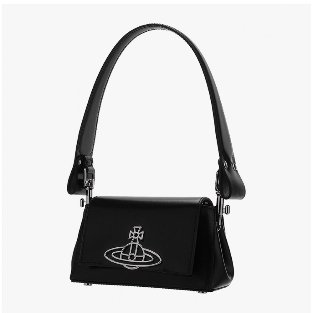 Vivienne Westwood 4603000iw L0077 N401 Hazel Silk Leather Small Chain Crossbody Bag