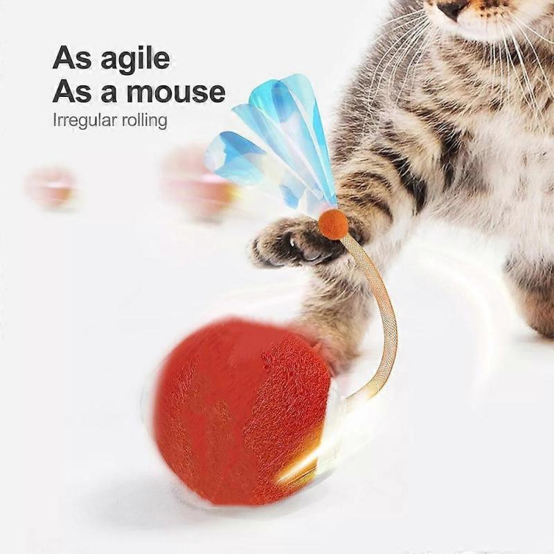 Interactive Cat Toys Ball, 2025 Update New Cat Toys for Bored Indoor Adult Cats