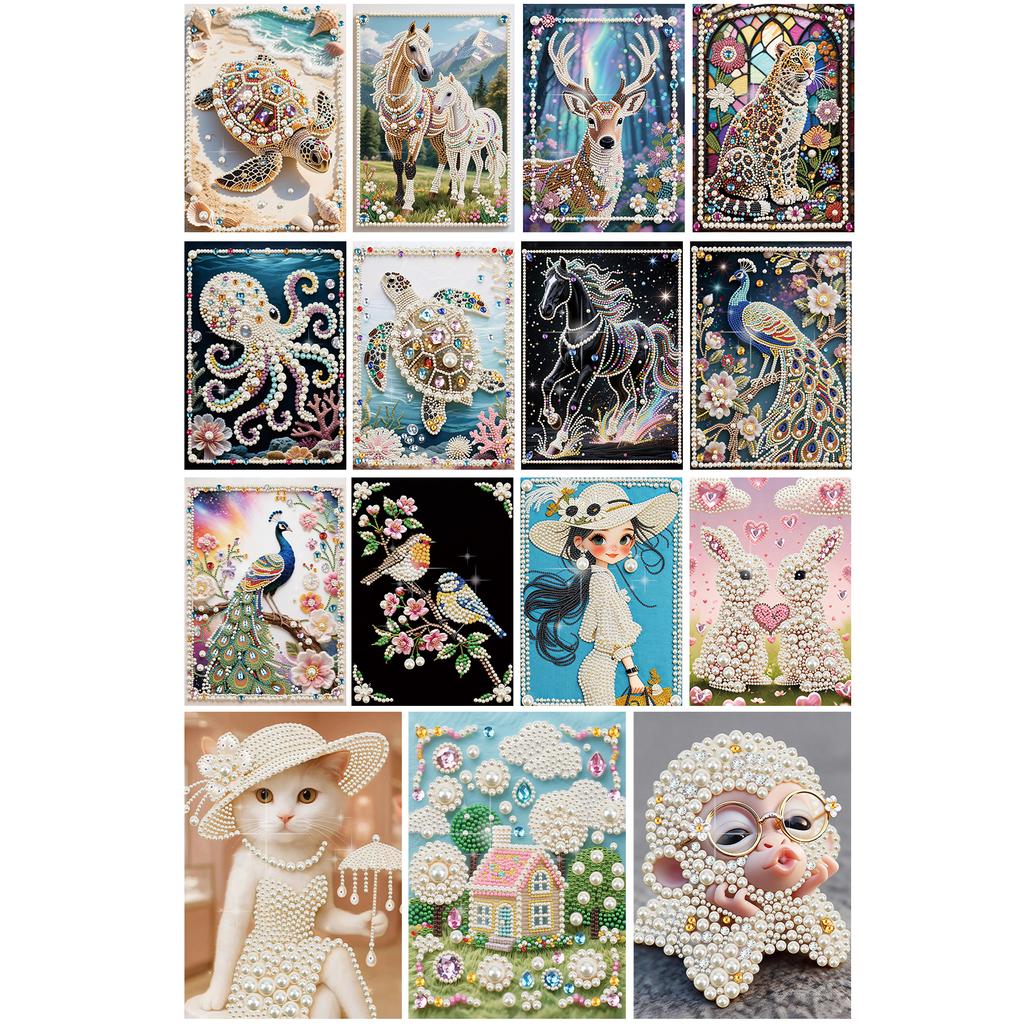 Animal Special Shaped 5D DIY Partial Drill Diamond Painting Kits for Adults Beginners Home Decor Diamond Dots Paintings 30x40cm