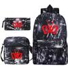 Popular game merchandise printed backpack popular student bag three-piece set