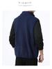 Herren Fleece-gefütterte ärmellose Weste - Herbst/Winter lässige Sport-Außenbekleidung