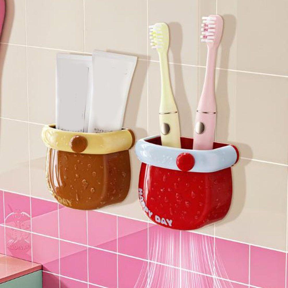 Punch-free Magnetic Storage Box Dopamine Tableware Container Cute Refrigerator Storage Box  Office