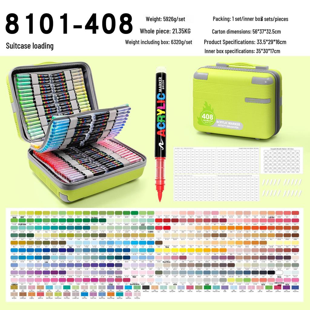 72/120 Farben, weicher Kopf, Acryl-Markierungsstift für Kunst, DIY-Handmalerei, Graffiti