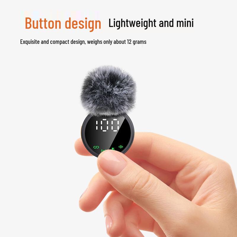 A8 Wireless Lavalier Microphone: 3-in-1 Noise Reduction for Outdoor Live Audio Recording & Universal Camera Use
