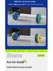 Colorful Rubber Weightlifting Plates - Drop-Resistant Set for Gym & Home Training