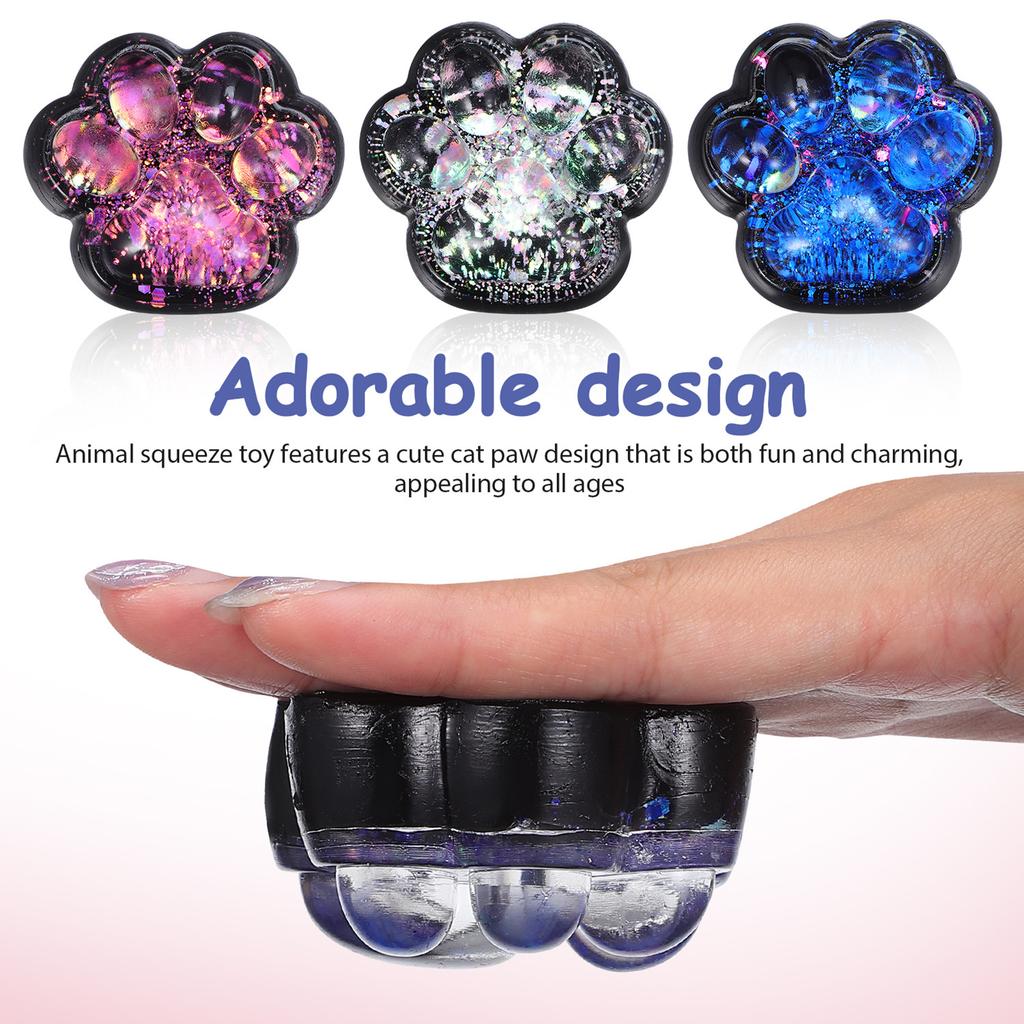 Hračky na mačkání kočičí tlapky Roztomilé Kawaii fufu Hračky pro úlevu od stresu Senzorické hračky Želé Mačkací Fidget hračky Novinky pro děti Dospívající