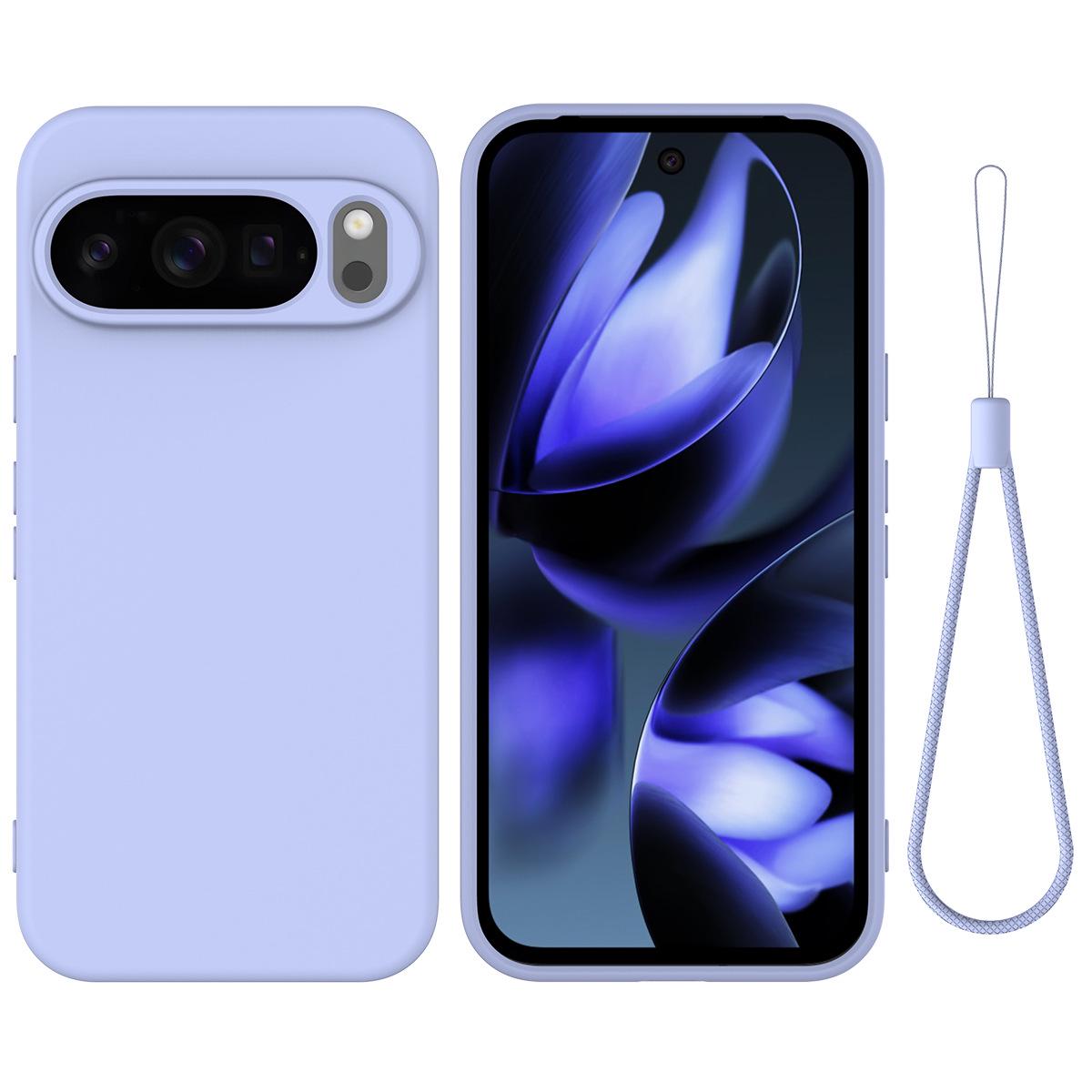 Силиконовый чехол для Google Pixel 10 Pro XL – Полное покрытие, Однотонный, Ощущение кожи. Google Pixel 9