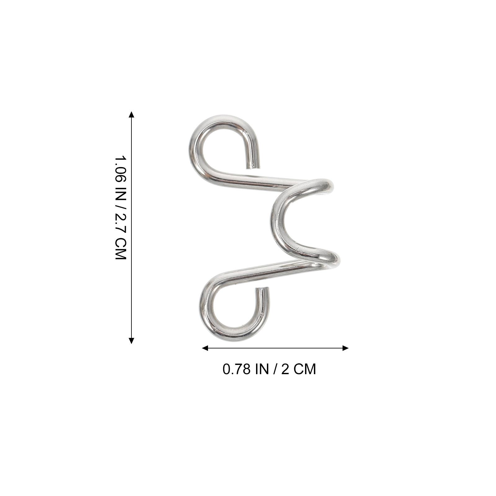 4Sets Nail Free Jeans Buttons Adjustable Waist Buckles Removable Metal Snap Buttons Pants Waist Adjustment Buckles Universal