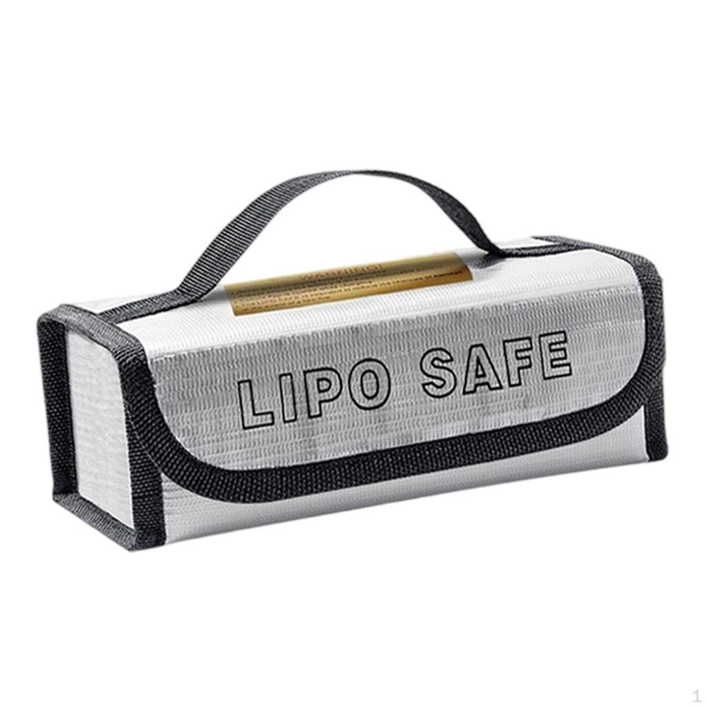 Battery Bag Carrying for Model Aircraft Transporting Fire Retardant Small Fireproof Pouch