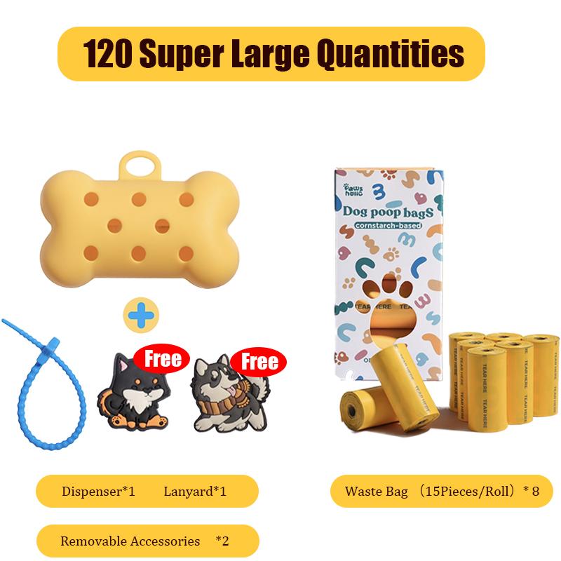 

Capsule Design Pet Portable Poop Garbage Bag Holder Dispenser For Dog Walking And Collecting Storage Box With Any Dog Leashes