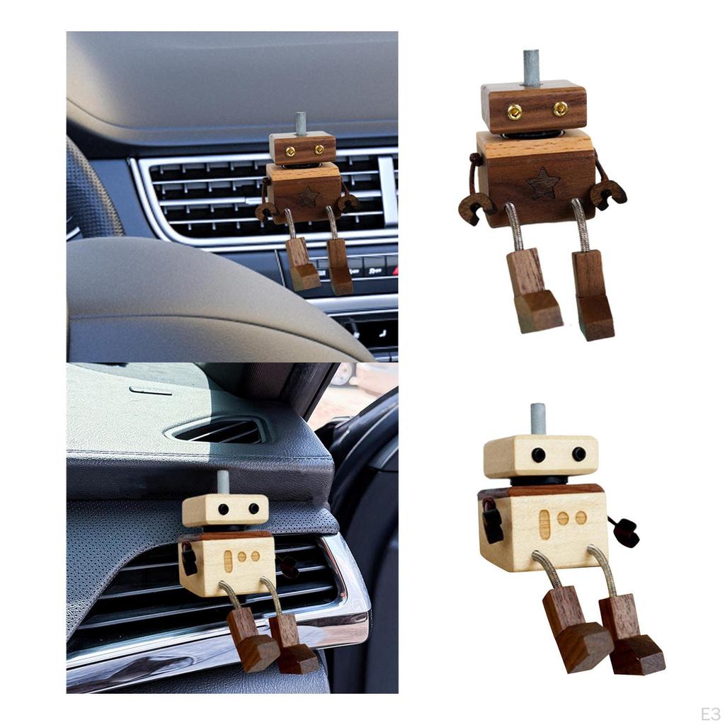 Robot Car Essential Oil Diffuser Cute Vent Decoration Creative Compact Portable Interior