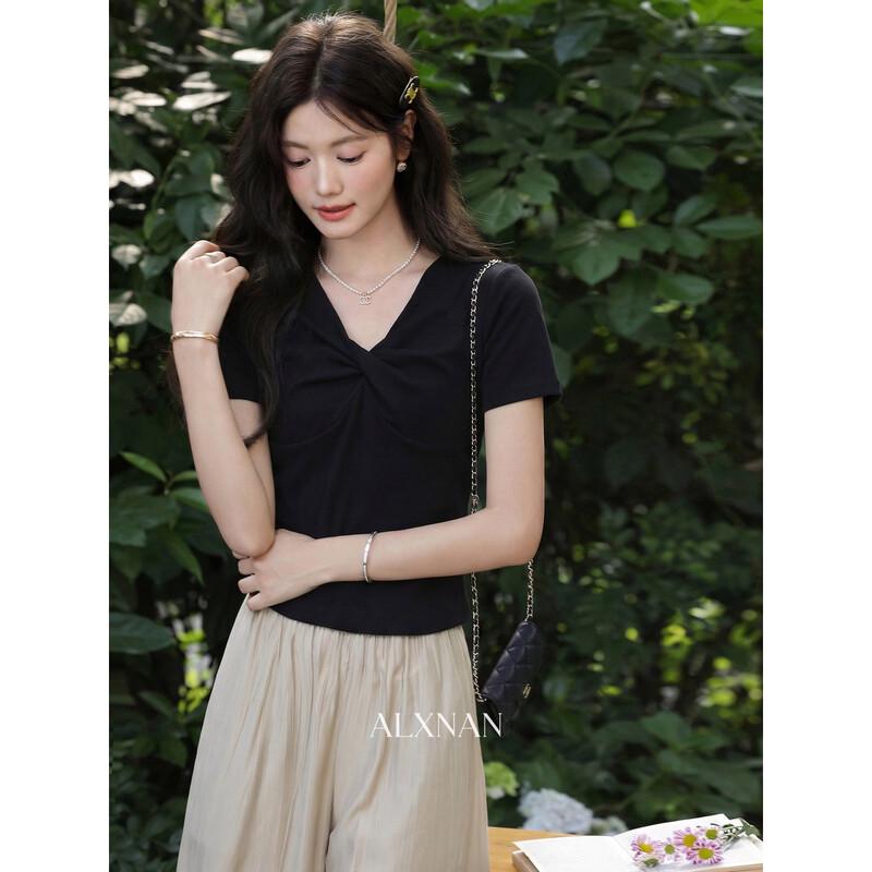 Women s French Style Slim Fit T-Shirt S