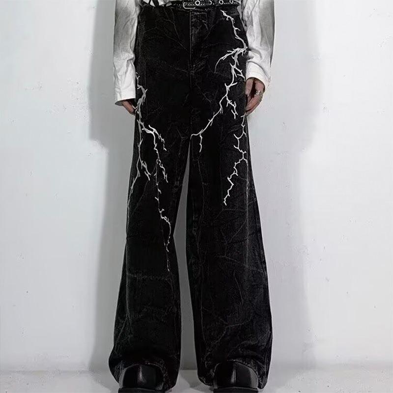 

2025 Women s Autumn High Street Distressed Embroidered Vintage Jeans S: Height 155-165CM (75-90 lbs)