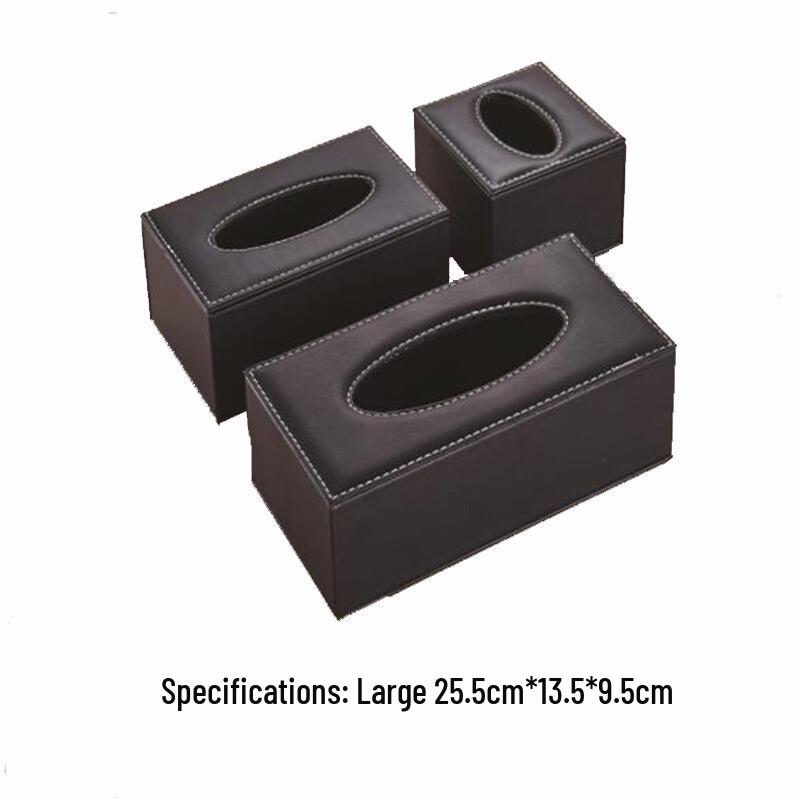 Creative PU Leather Car Tissue Box