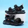 2025 New Summer Boys Sandals Korean Version Fashion Children's Beach Shoes Primary School Students Soft-soled Casual Sports Sandals