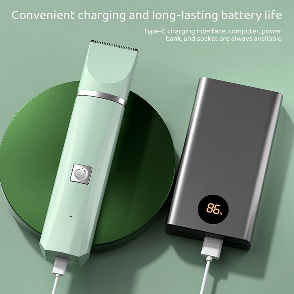 Cordless Pet Trimmer Hairclipper USB Rechargeable Quiet Electric Dog Clippers Portable Cordless Pet Shaver Pet Grooming Tools