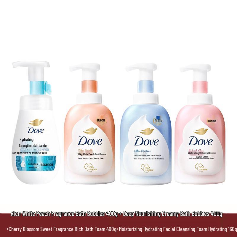 Набор: Пена для душа и очищающее средство Dove