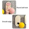 4Pcs Punch Free Wall Hooks Strong Load-bearing Creative Shape Self Adhesive Wall Mounted Clothes Key Towel Hangers