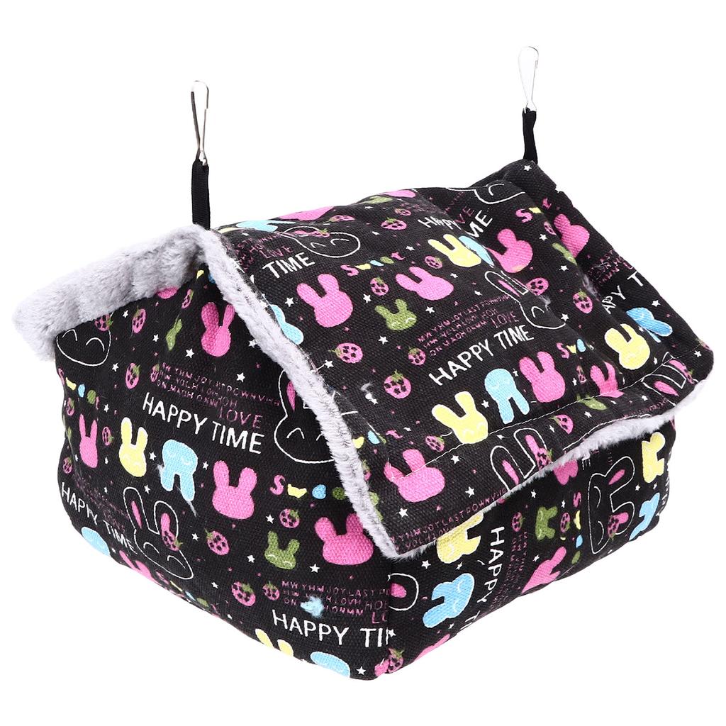 Vogelnesthängendes Design Weicher Plüsch Warm Sicher Tragbare Größe Platzsparend Einfache Reinigung Sittich