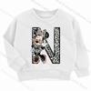 Children MINISO Minnie Hoodie Letter A B C D Kid Casual Clothes O-neck Pullover Little Baby Kawaii Cartoons Boy Girl Sweatshirts