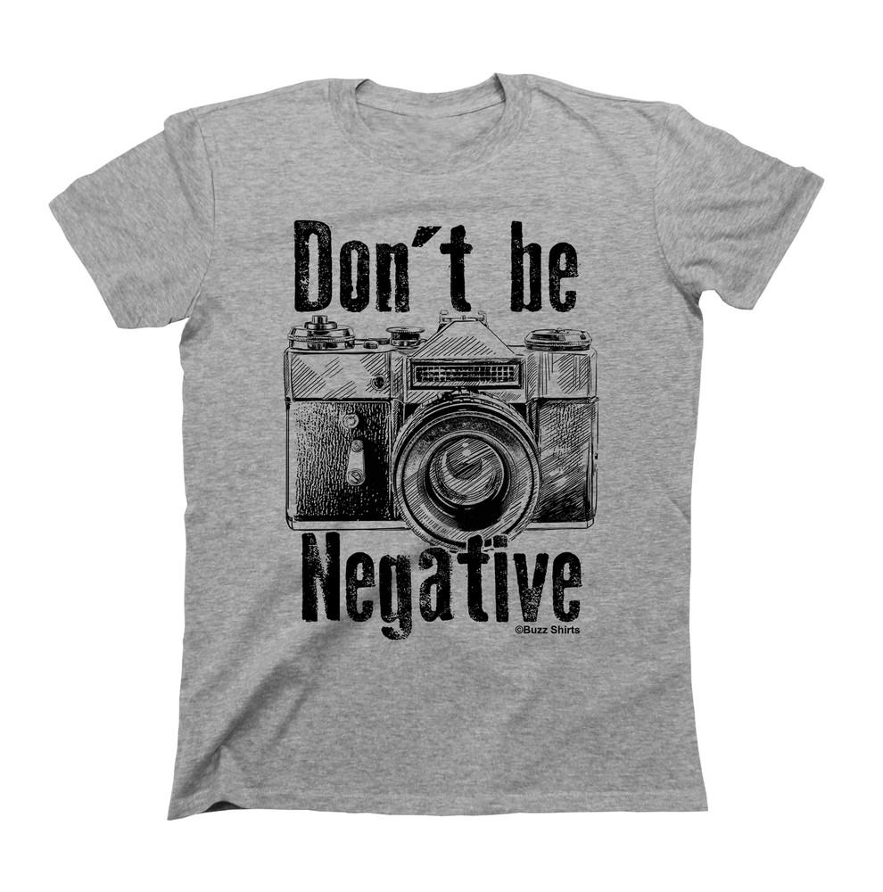 

Мужская Женская Унисекс Футболка Не будь негативным Фотография Фотокамера Эко Подарок 3XL
