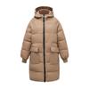 Winter Hooded Cotton Coat Fat Women's Medium and Long Hooded Cotton Coat