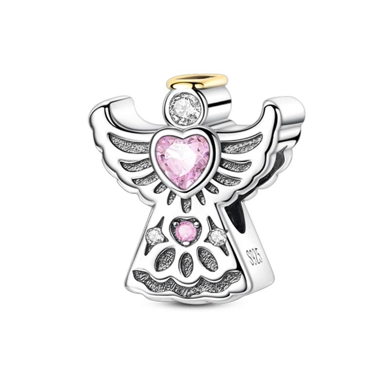 Original Design Copper Charms Beads Ballet Angel Family Perfume Dress Candy Fit 3Mm Bracelets Diy Birthday Jewelry