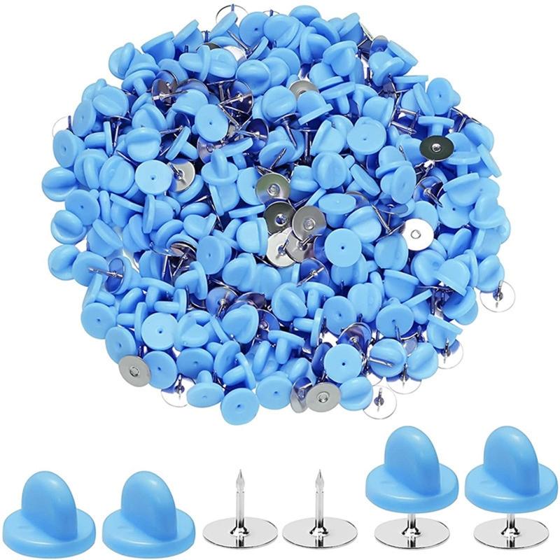 100Pairs for Butterfly Clutch Tie Tacks Pin Backs for Lapel Pins Tie Tacks Blank Pins with Clutch Back Unique Decor for
