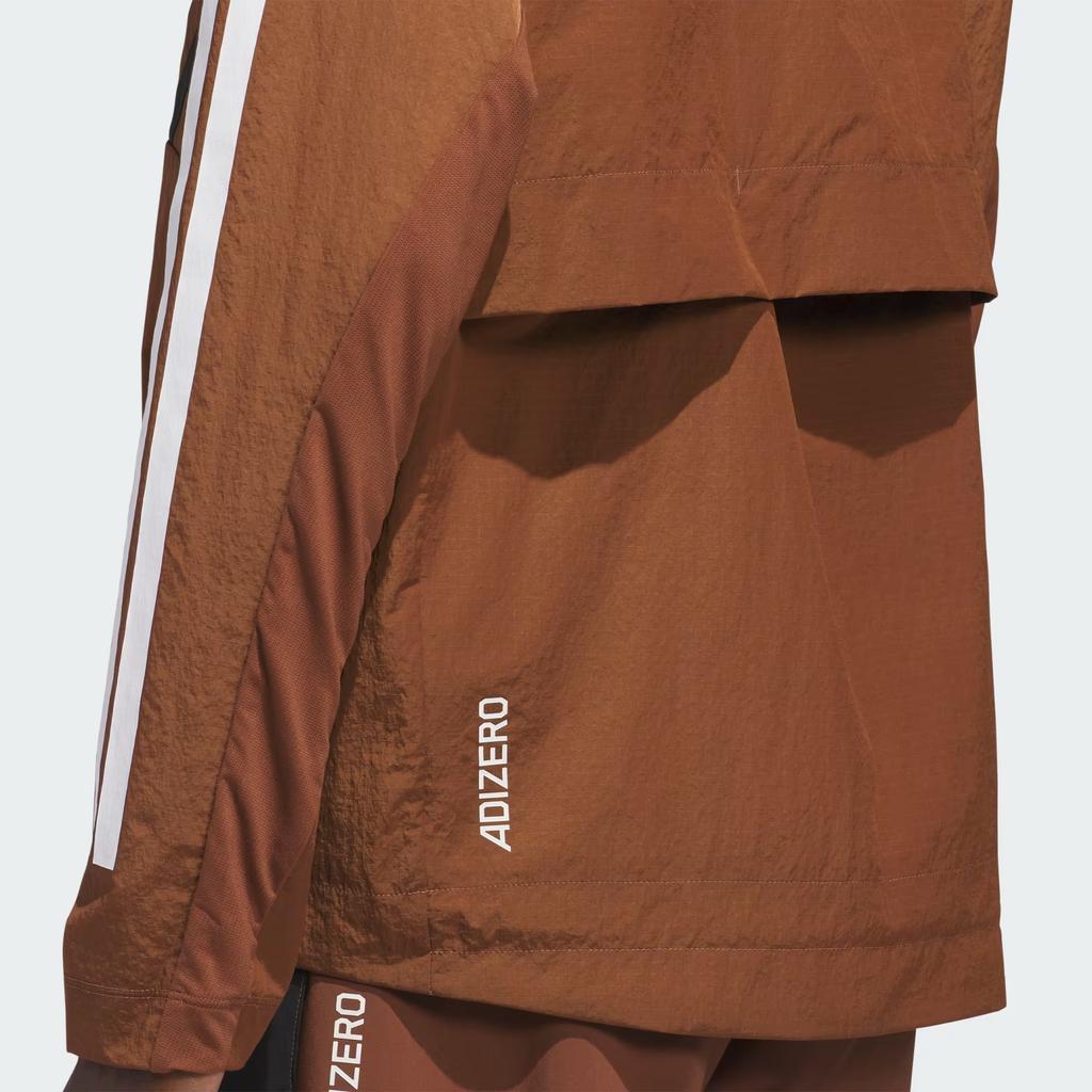 adidas Humanrace Adizero Archive Striped Breathable Zip Running Jacket Unisex Jackets KH1639