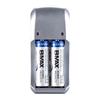 2 Slots Battery Chargers for AA 9V NiMH/NiCd Rechargeable Batteries Portable Charging