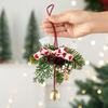 2026 Christmas Bell Wreath Ornaments - Festive Tree Decorations & Hanging Accessories