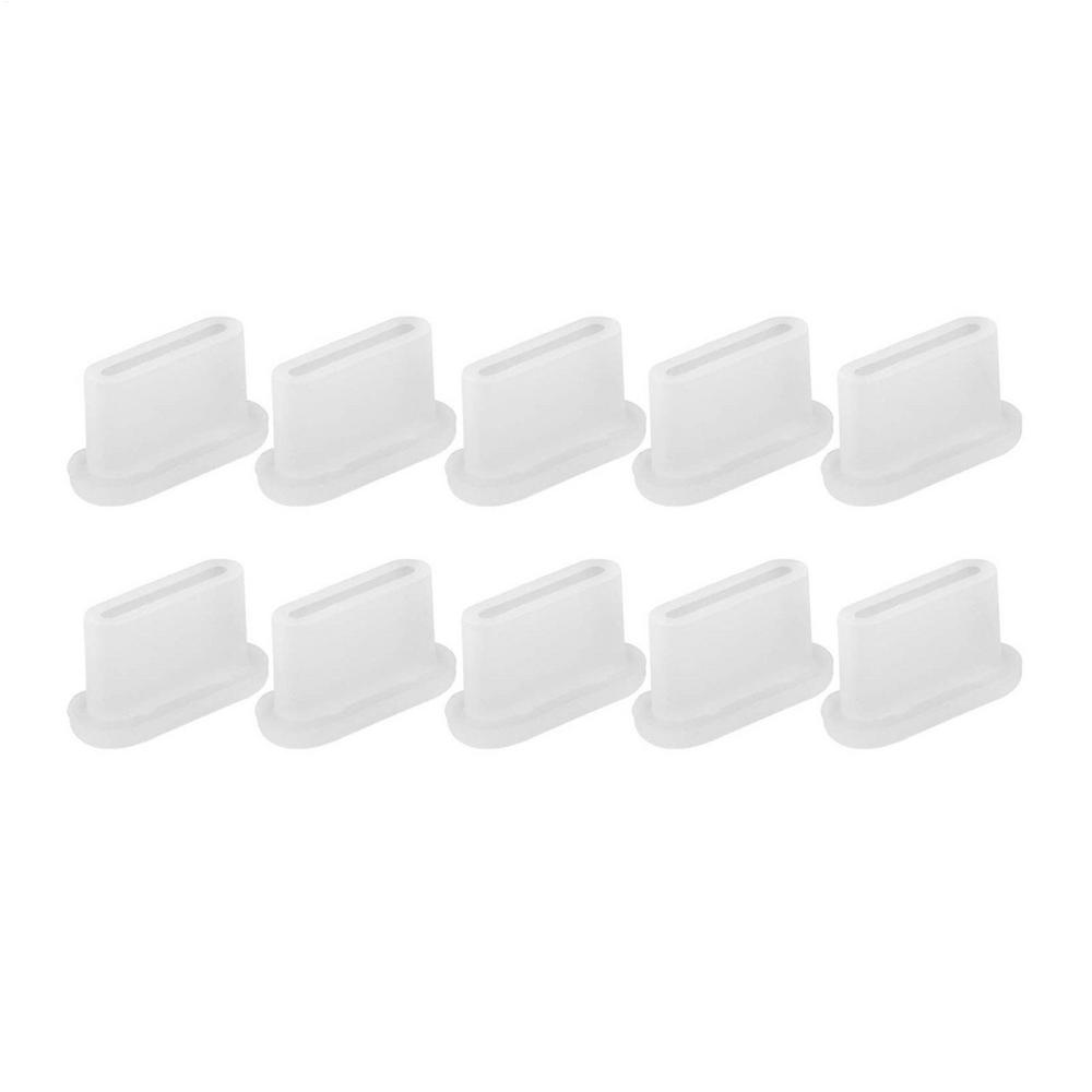 10pcs Silicone Dust Plugs Type C Charging Port Protector Stopper Caps Cover for Smart Phone Anti-Dust Plug