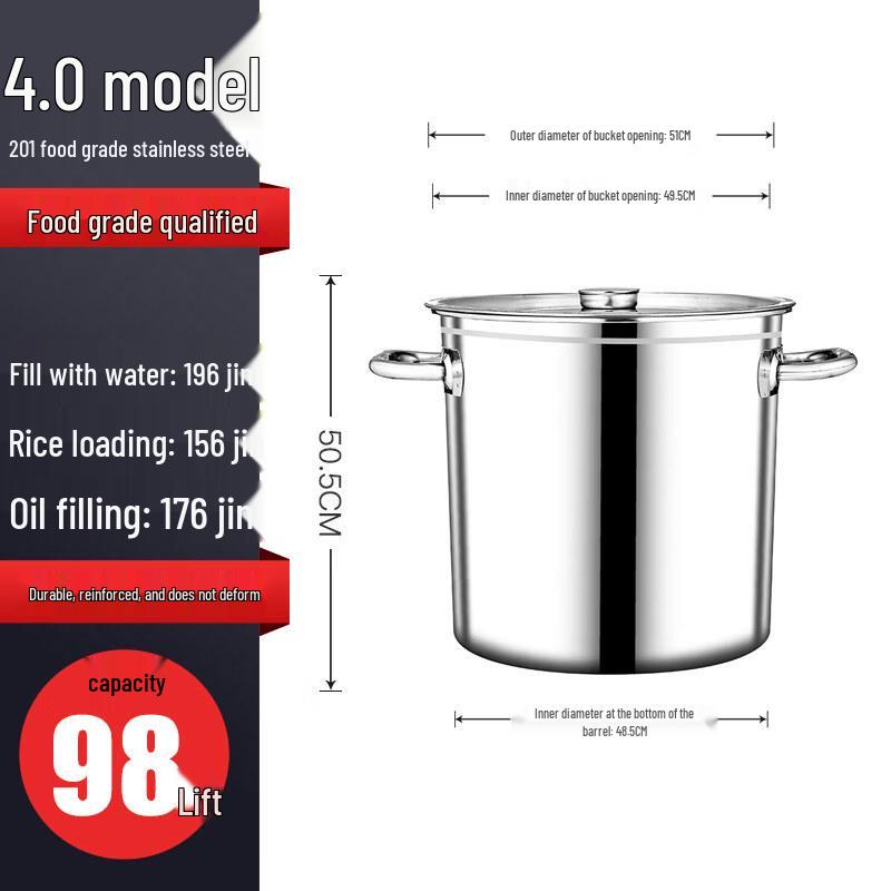Stainless Steel Soup Pot with Lid