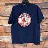 Fanatics Men's Large Navy Blue Boston Red Sox MLB Graphic Cotton Tee Unisex T-Shirt
