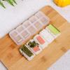 5/1 Gitter Reisbällchenform Mini Quadrat Sushi Set Antihaft-Druck Aufbewahrungsbox Lunch-Tool DIY Home Küche Klar Onigiri Formen